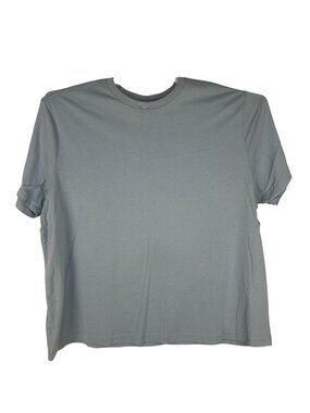 George Mens 3XL Blue T-Shirt 65% Recycled Polyester Cotton Blend Crewneck